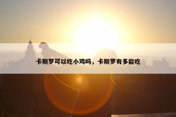 卡斯罗可以吃小鸡吗，卡斯罗有多能吃