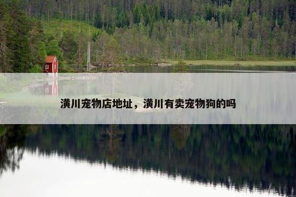 潢川宠物店地址，潢川有卖宠物狗的吗