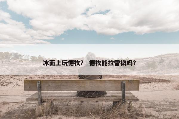 冰面上玩德牧？ 德牧能拉雪橇吗？