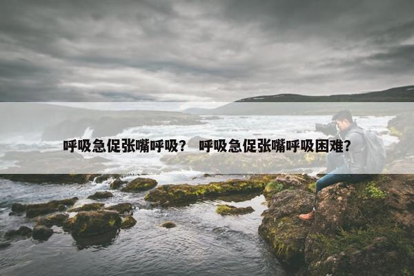 呼吸急促张嘴呼吸？ 呼吸急促张嘴呼吸困难？