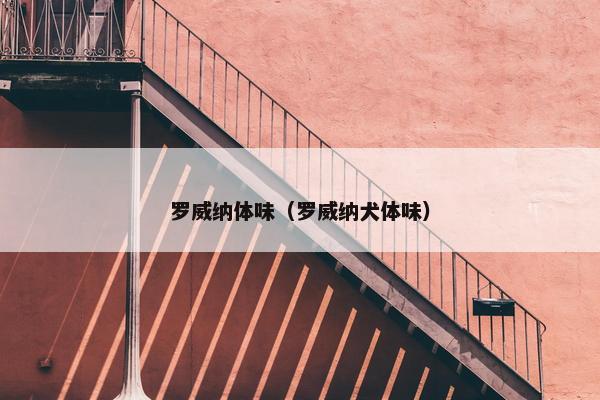 罗威纳体味（罗威纳犬体味）