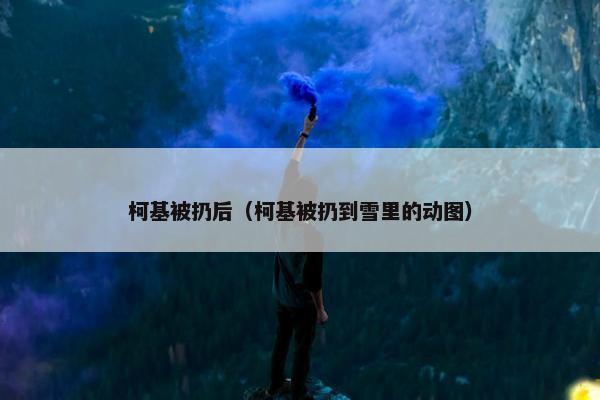 柯基被扔后（柯基被扔到雪里的动图）
