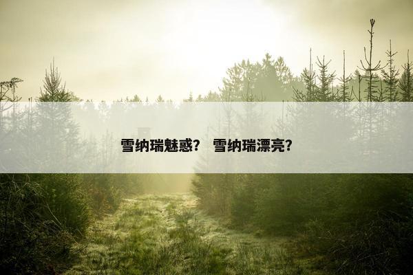 雪纳瑞魅惑？ 雪纳瑞漂亮？