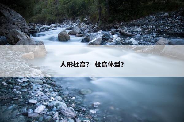 人形杜高？ 杜高体型？
