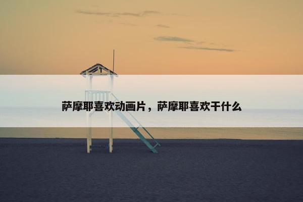 萨摩耶喜欢动画片，萨摩耶喜欢干什么