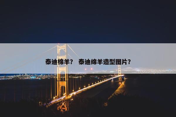 泰迪棉羊？ 泰迪绵羊造型图片？