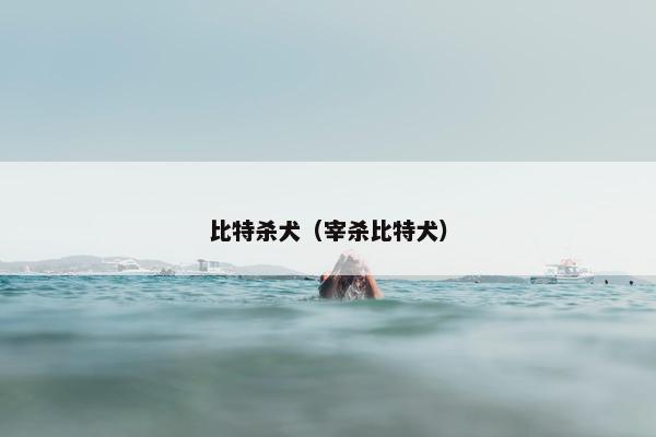 比特杀犬（宰杀比特犬）