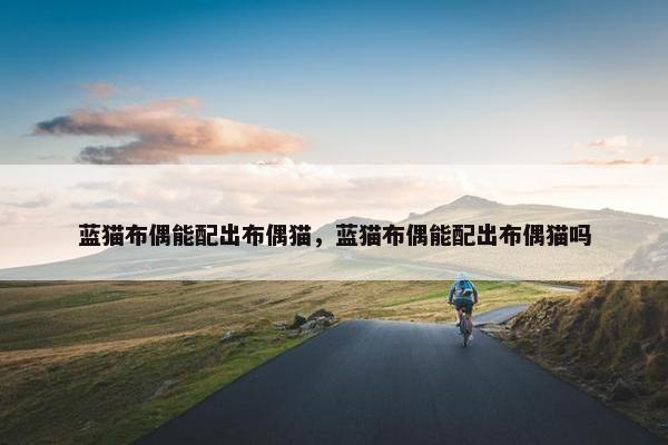 蓝猫布偶能配出布偶猫，蓝猫布偶能配出布偶猫吗