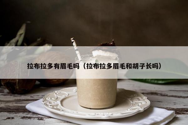 拉布拉多有眉毛吗（拉布拉多眉毛和胡子长吗）