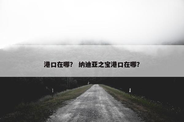 港口在哪？ 纳迪亚之宝港口在哪？