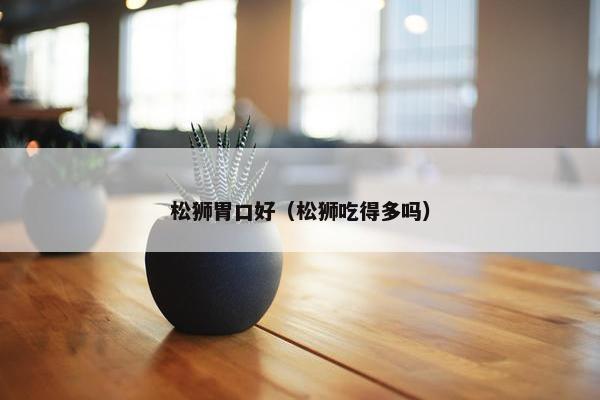 松狮胃口好(松狮吃得多吗) 松狮胃口好(松狮吃得多吗)
