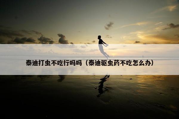 泰迪打虫不吃行吗吗（泰迪驱虫药不吃怎么办）