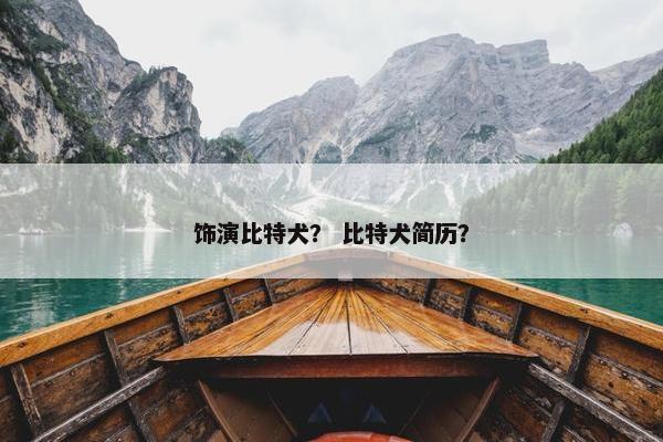 饰演比特犬？ 比特犬简历？