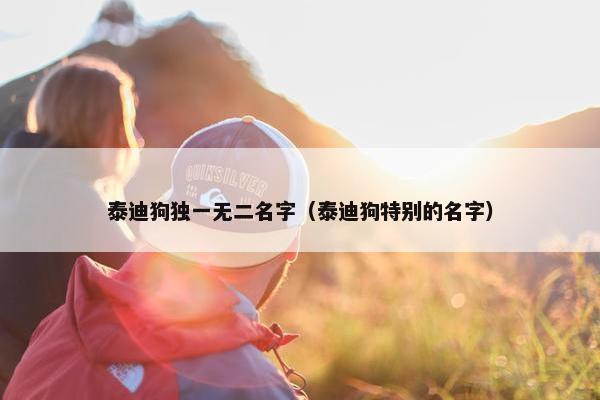 泰迪狗独一无二名字（泰迪狗特别的名字）