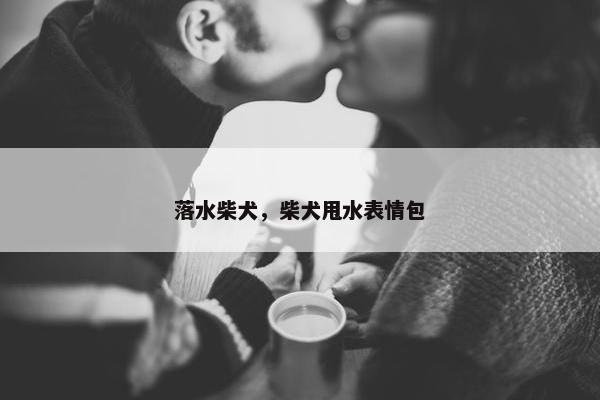 落水柴犬，柴犬甩水表情包