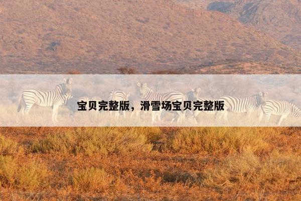 宝贝完整版，滑雪场宝贝完整版