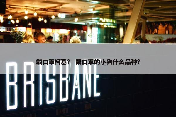 戴口罩柯基？ 戴口罩的小狗什么品种？
