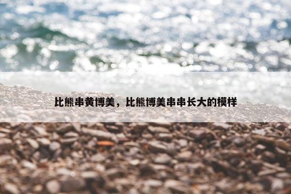 比熊串黄博美，比熊博美串串长大的模样