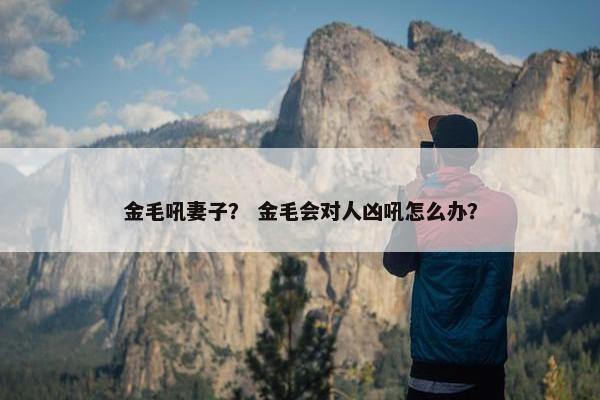 金毛吼妻子？ 金毛会对人凶吼怎么办？