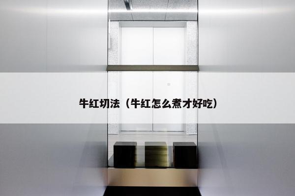 牛红切法（牛红怎么煮才好吃）