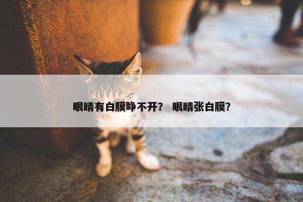 眼睛有白膜睁不开？ 眼睛张白膜？
