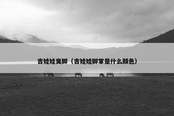 吉娃娃臭脚（吉娃娃脚掌是什么颜色）