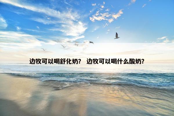 边牧可以喝舒化奶？ 边牧可以喝什么酸奶？
