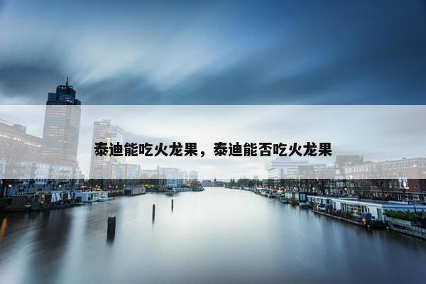 泰迪能吃火龙果，泰迪能否吃火龙果
