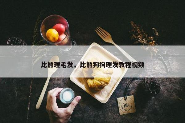 比熊理毛发，比熊狗狗理发教程视频