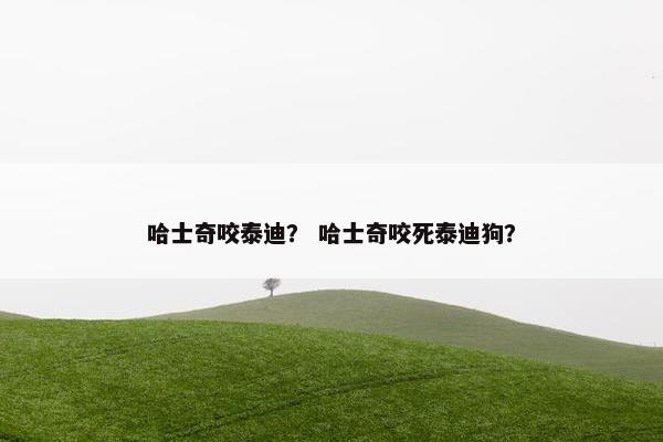 哈士奇咬泰迪？ 哈士奇咬死泰迪狗？