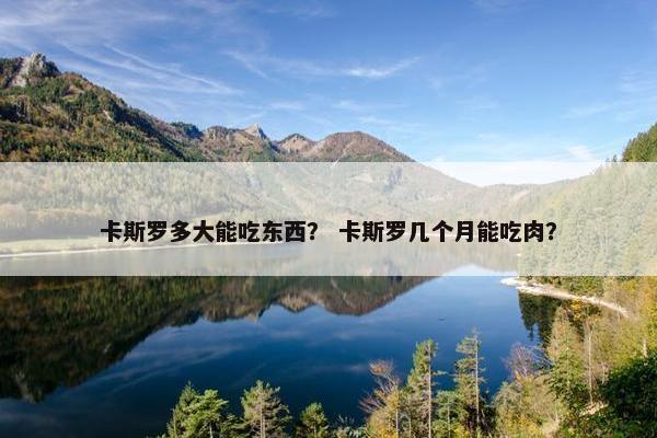 卡斯罗多大能吃东西？ 卡斯罗几个月能吃肉？