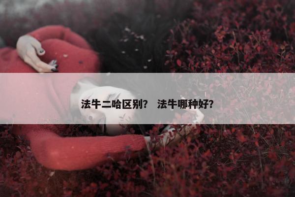 法牛二哈区别？ 法牛哪种好？