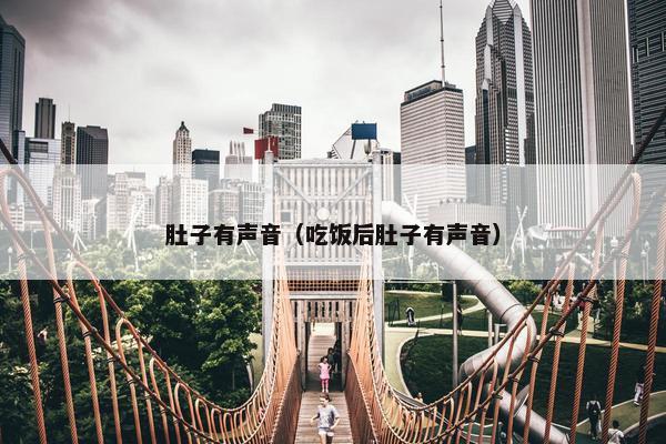 肚子有声音（吃饭后肚子有声音）