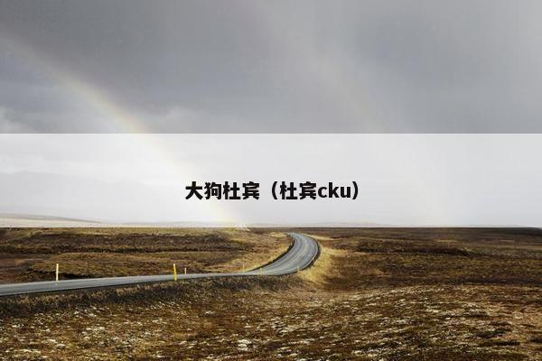 大狗杜宾（杜宾cku）