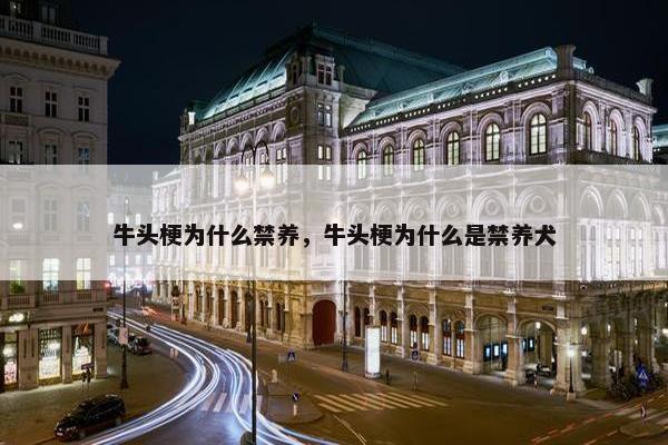 牛头梗为什么禁养，牛头梗为什么是禁养犬