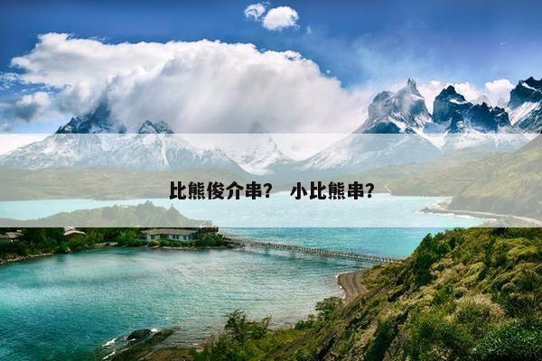 比熊俊介串？ 小比熊串？
