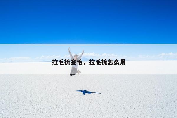 拉毛梳金毛，拉毛梳怎么用