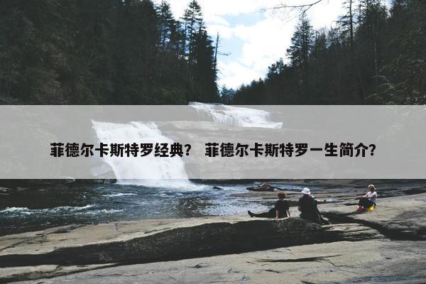 菲德尔卡斯特罗经典？ 菲德尔卡斯特罗一生简介？