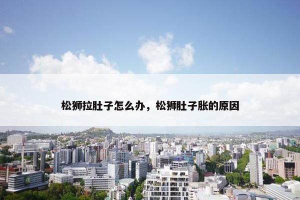 松狮拉肚子怎么办，松狮肚子胀的原因