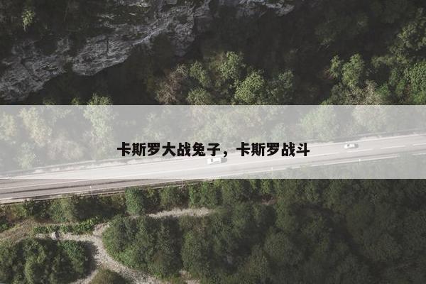 卡斯罗大战兔子，卡斯罗战斗
