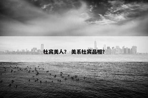 杜宾美人？ 美系杜宾品相？
