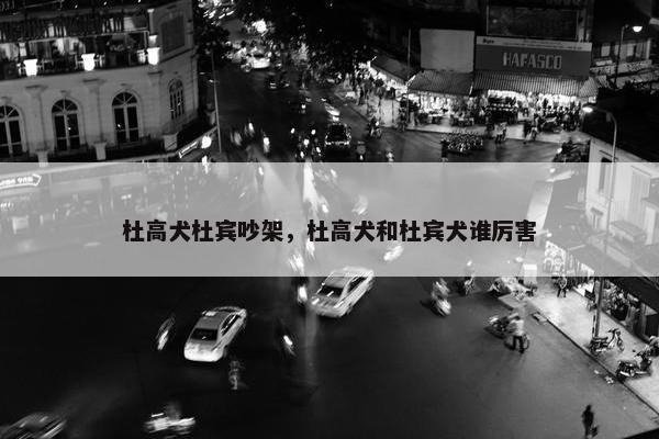 杜高犬杜宾吵架，杜高犬和杜宾犬谁厉害