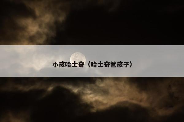 小孩哈士奇（哈士奇管孩子）