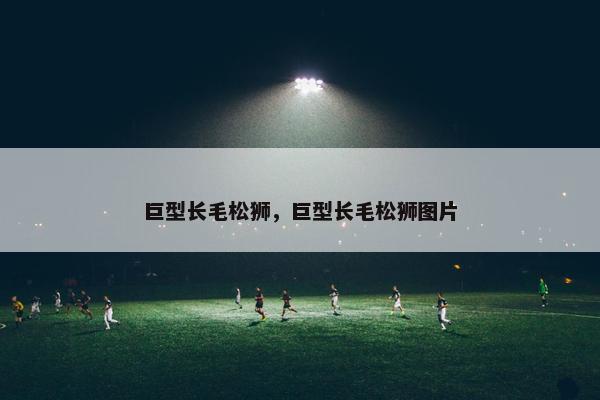 巨型长毛松狮，巨型长毛松狮图片
