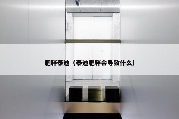 肥胖泰迪（泰迪肥胖会导致什么）