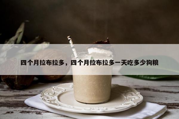 四个月拉布拉多，四个月拉布拉多一天吃多少狗粮