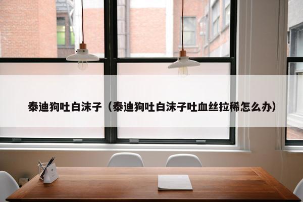 泰迪狗吐白沫子（泰迪狗吐白沫子吐血丝拉稀怎么办）