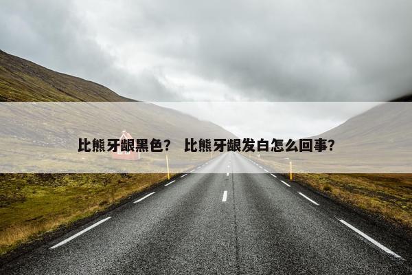 比熊牙龈黑色？ 比熊牙龈发白怎么回事？