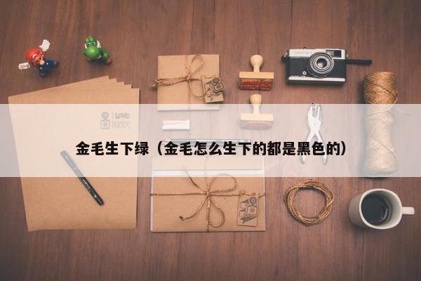 金毛生下绿（金毛怎么生下的都是黑色的）