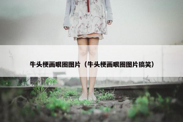 牛头梗画眼圈图片（牛头梗画眼圈图片搞笑）